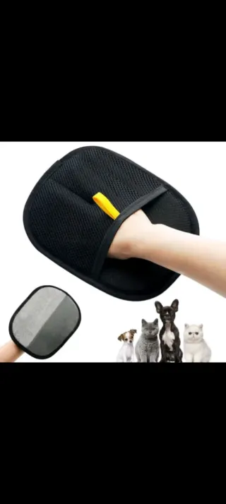 Manopla quitapelusas y pelo de mascota