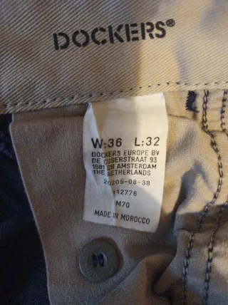 Pantalones Dockers Azul Marino