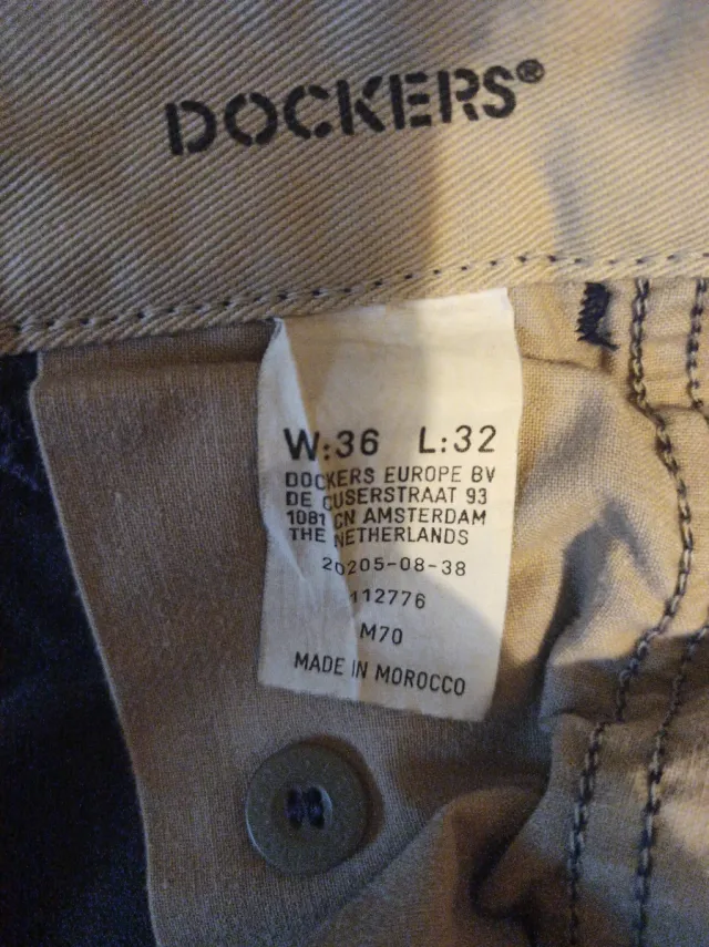 Pantalones Dockers Azul Marino