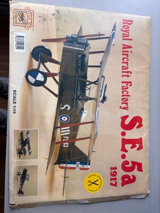Maqueta Avión Royal Aircraft Factory S.E.5a 1917