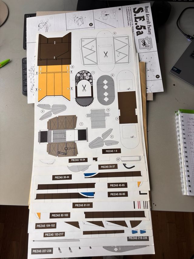 Maqueta Avión Royal Aircraft Factory S.E.5a 1917
