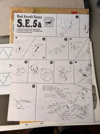 Maqueta Avión Royal Aircraft Factory S.E.5a 1917