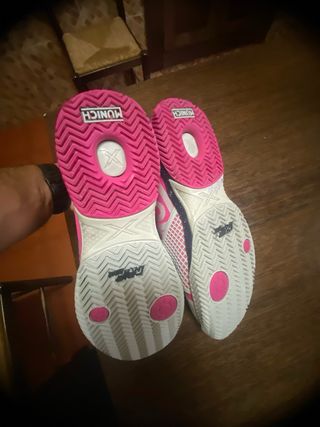 Zapatilla pádel MUNICH Oxygen Plus adulto fucsia