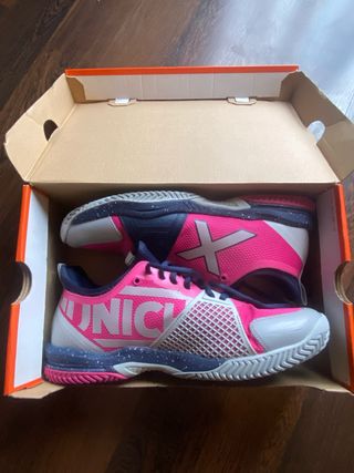 Zapatilla pádel MUNICH Oxygen Plus adulto fucsia