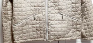 Chaquetón/Chaqueta acolchada fina, beige, L