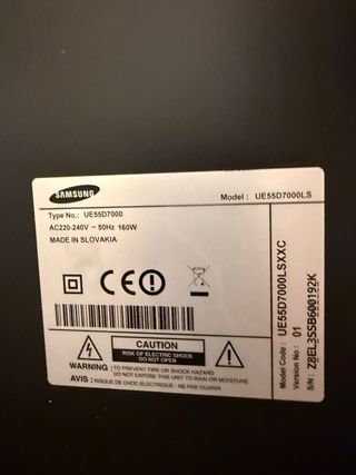 Samsung 55 Smart hub