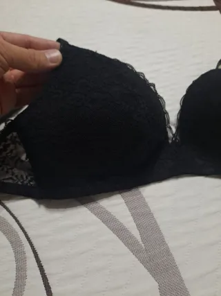 Sujetador lactancia negro nuevo