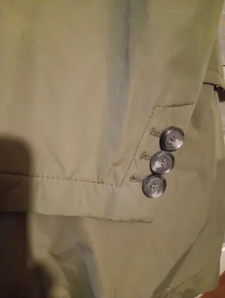 Gabardina Hugo Boss Talla 54 Verde Cacería