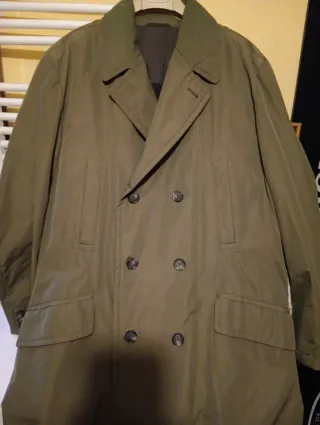 Gabardina Hugo Boss Talla 54 Verde Cacería