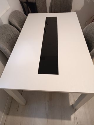 Mesa comedor blanca