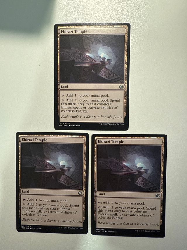 Eldrazi Temple - 3 Cartas Magic The Gathering