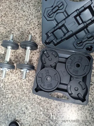 Kit Pesas DOMYOS 20 kg - 44 lb