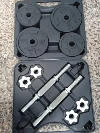 Kit Pesas DOMYOS 20 kg - 44 lb