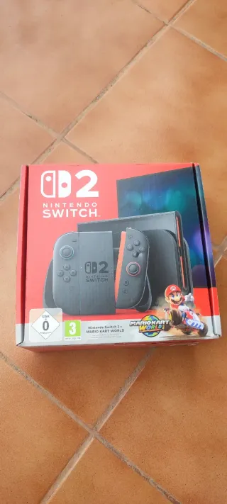 Nintendo Switch 2 + Mario Kart World SIN ABRIR