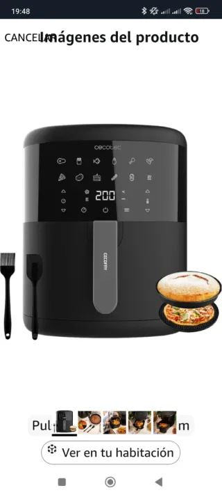 Freidora de aire 6.5L usada