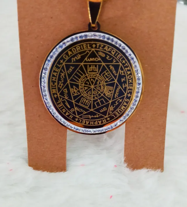 Medalla 7 Arcángeles Acero Inoxidable