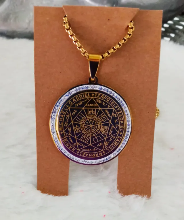 Medalla 7 Arcángeles Acero Inoxidable