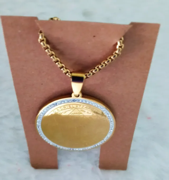 Medalla 7 Arcángeles Acero Inoxidable