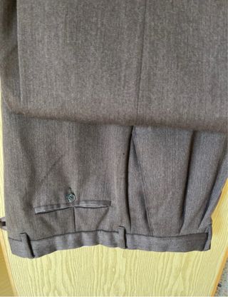 Pantalones Vintage uomo marrone - IT 54