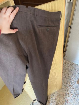 Pantalones Vintage uomo marrone - IT 54