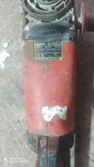 HILTI DC230-S Amoladora Angular 230mm y 2500 vatio