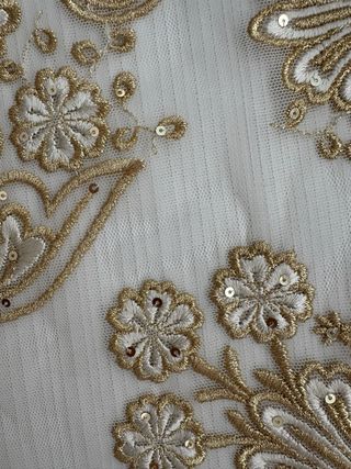 Manteleta Fallera Infantil Dorada