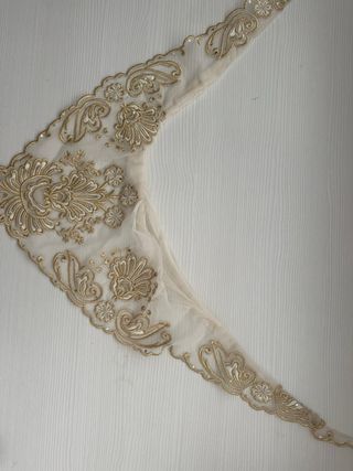 Manteleta Fallera Infantil Dorada