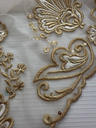 Manteleta Fallera Infantil Dorada