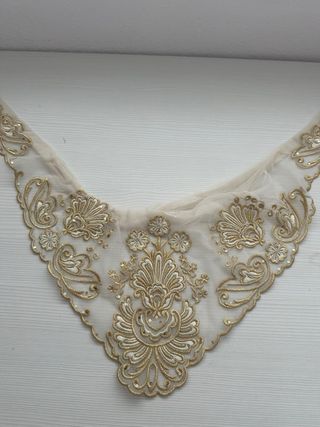 Manteleta Fallera Infantil Dorada