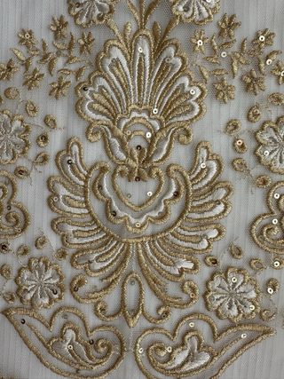 Manteleta Fallera Infantil Dorada