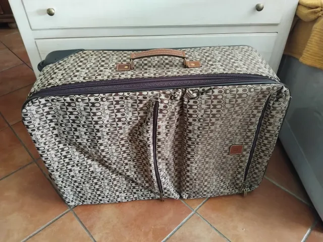 Maleta El Caballo Beige y Marrón