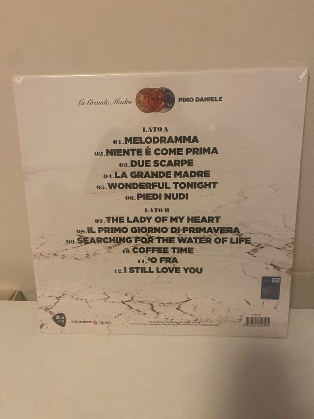 Pino Daniele La Grande Madre LP Vinile Sigillato