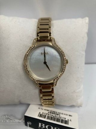 Reloj BOSS Mujer Acero Inoxidable Dorado Nuevo