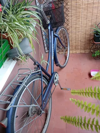 Bicicleta antigua restaurada