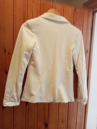 Americana blanca mujer Talla M