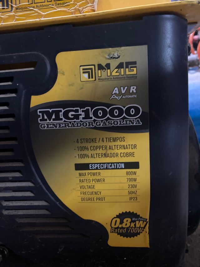 Generador Eléctrico MAG MG1000