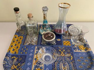 Set Oggetti Vintage in Vetro