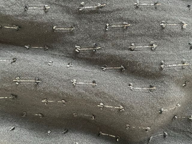 Blusa gris antracita detalle lurex plateado