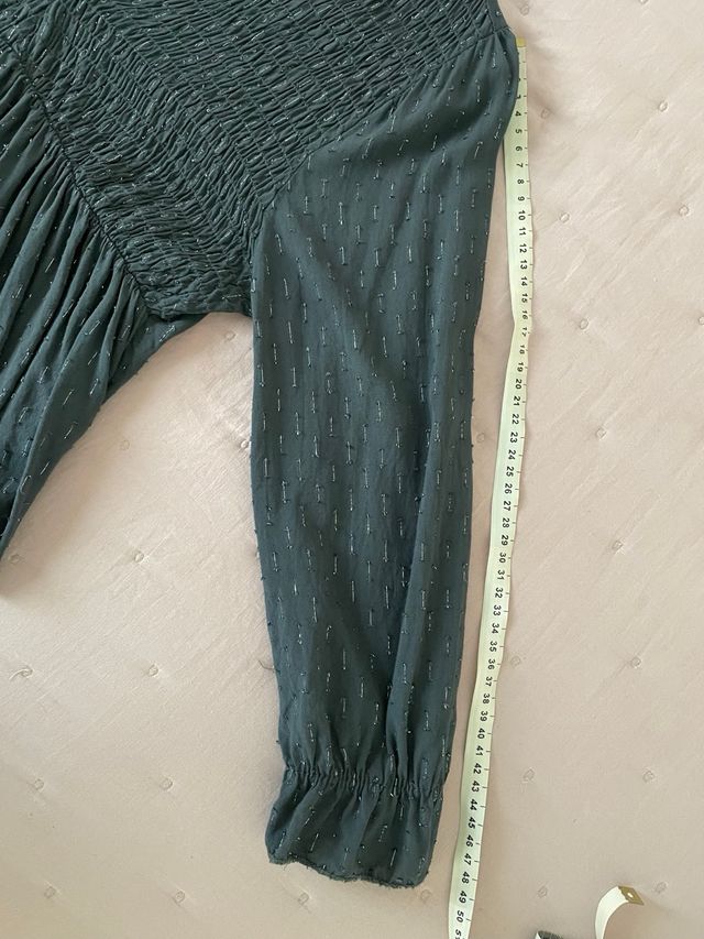 Blusa gris antracita detalle lurex plateado