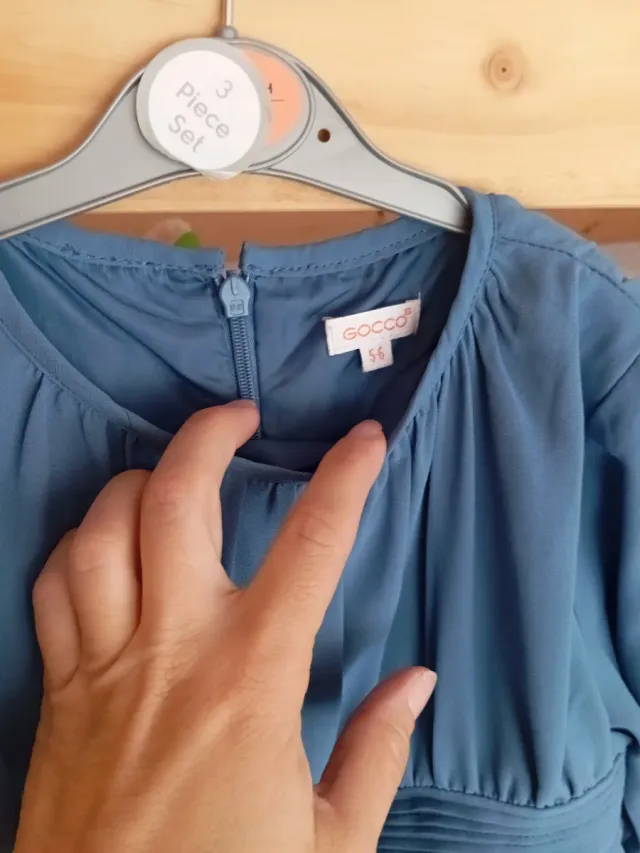 Vestido Gocco azul niña