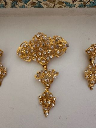 Aderezo Fallera Infantil Oro