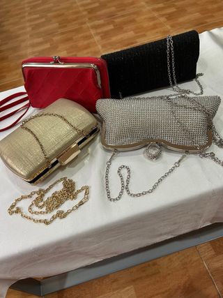 BOLSOS LOTE DE 4 TODOS SIN ESTRENAR NUEVOS