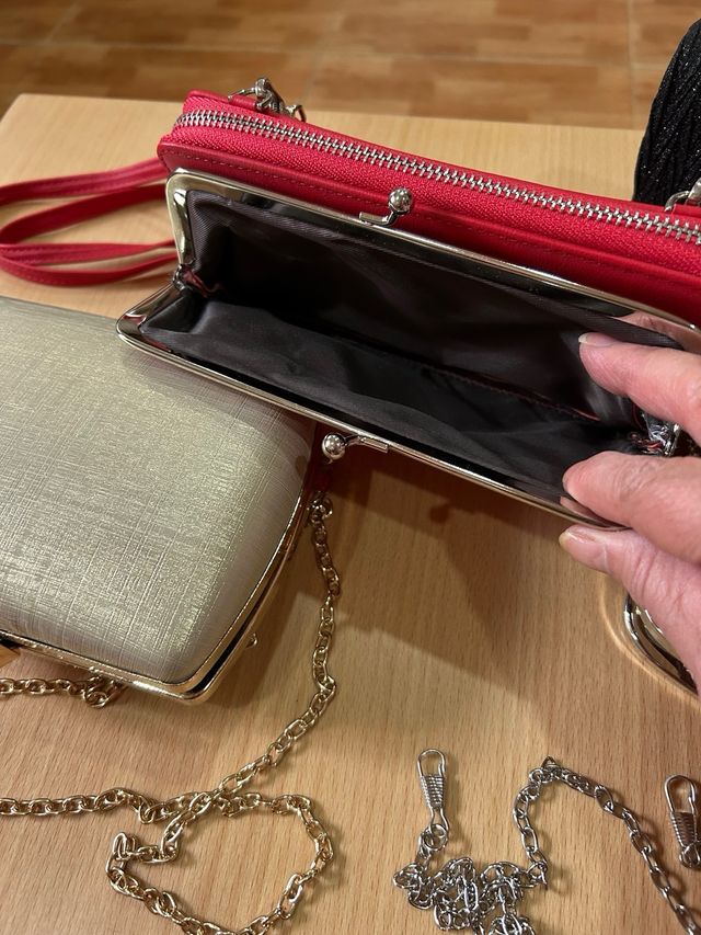 BOLSOS LOTE DE 4 TODOS SIN ESTRENAR NUEVOS
