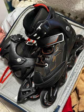 Patines Oxelo Negro y Naranja