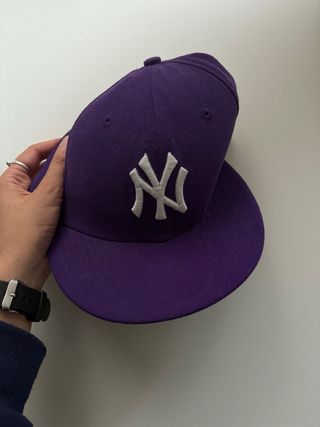 Gorra NY New Era Morada original.