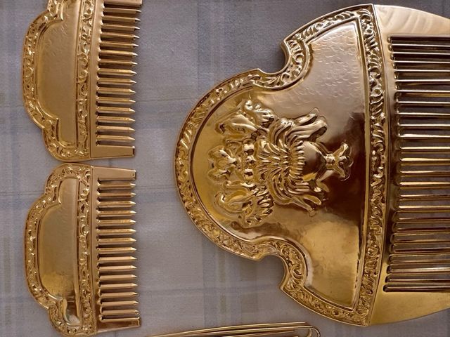 Peinetas Falleras Infantiles Doradas