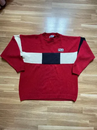 Jersey Lana Vintage Fila Talla L