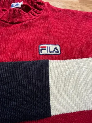 Jersey Lana Vintage Fila Talla L