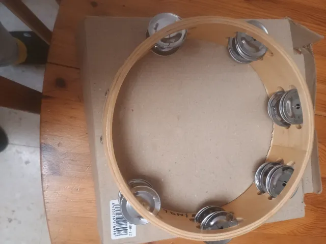 Pandereta madera 20cm