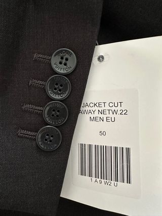 Chaqueta Louis Vuitton Talla 50 Gris